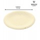 Prato 21,5cm De Sobremesa Mist Branco Matte Cerâmica  